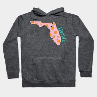 Florida Orange State Outline Hoodie